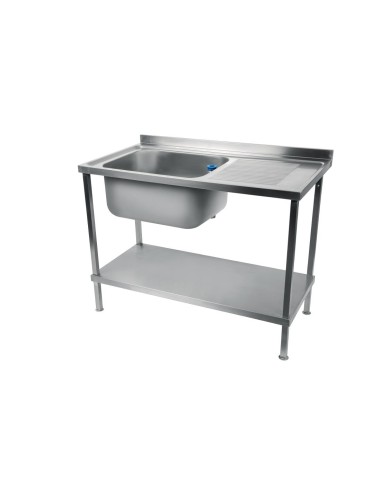 Plonge inox soudée Holmes 1000mm - Vogue