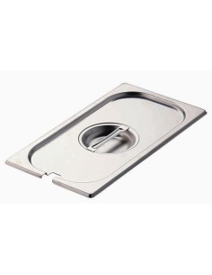 Couvercle inox GN 1/3 avec encoche - Gastro M