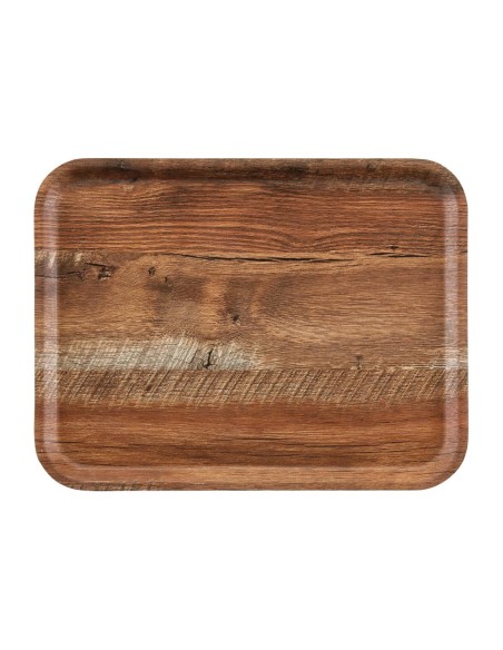 Plateau stratifié Madeira Cambro chêne brun 43 cm - NSF