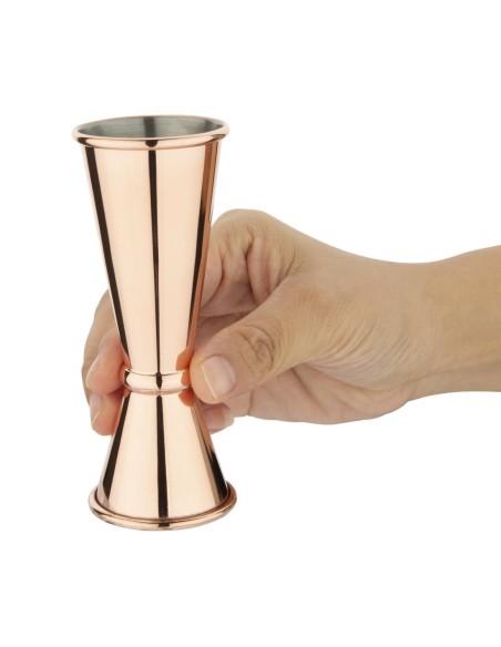 Mesure de bar conique Olympia cuivre 25/50ml