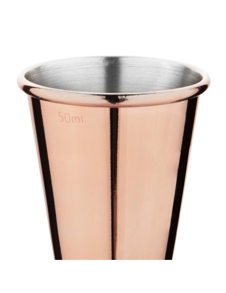 Mesure de bar conique Olympia cuivre 25/50ml