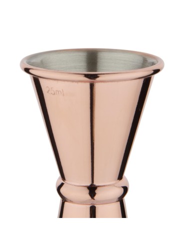 Mesure de bar conique Olympia cuivre 25/50ml