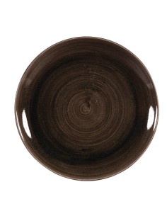 Assiettes Churchill Stonecast Patina Black 260mm - Lot de 12
