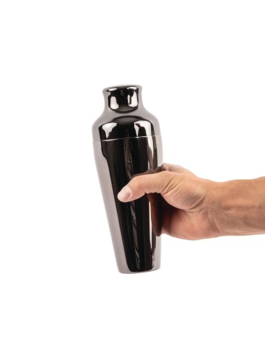Shaker parisien gris titane Olympia 550ml - bar cocktail