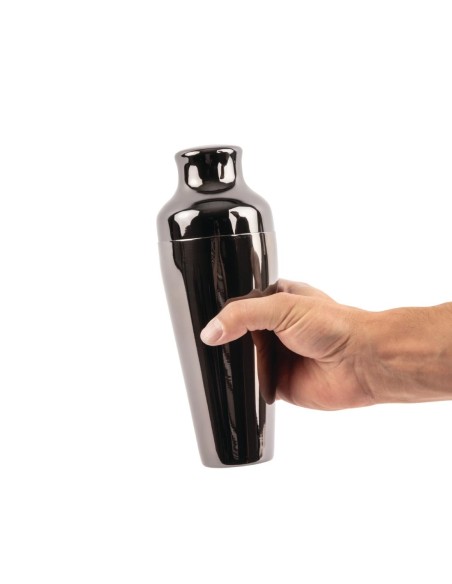 Shaker parisien gris titane Olympia 550ml - bar cocktail