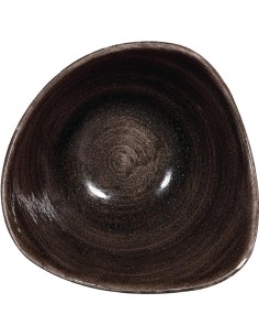 Bols triangulaires Churchill Stonecast Black 153mm - Lot de 12