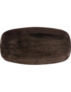Assiettes oblongues Churchill Stonecast 355mm - Lot de 6