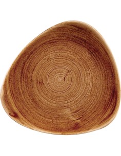 Assiettes triangulaires Churchill Stonecast 229mm - Lot de 12
