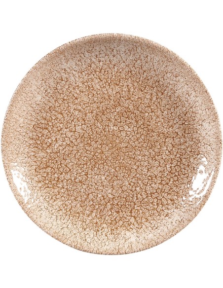 Assiettes rondes Churchill Raku 165 mm - Lot de 12