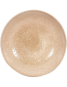Assiettes coupe ronde Churchill Raku Orange 182mm - Lot de 12
