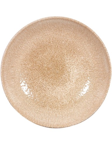 Assiettes coupe ronde Churchill Raku Orange 182mm - Lot de 12