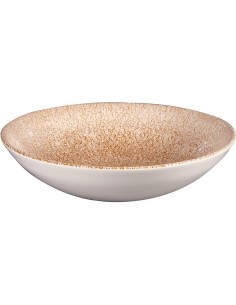 Assiettes coupe ronde Churchill Raku Orange 182mm - Lot de 12 2