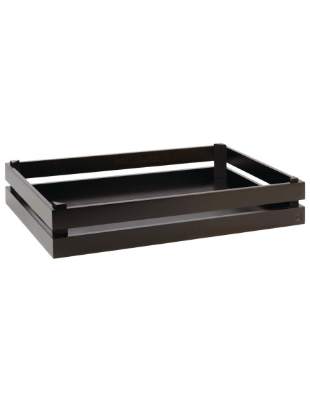 Caisse buffet Superbox APS noire GN 1/1