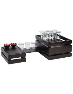 Caisse buffet Superbox APS noire GN 1/2 - Bois massif 2