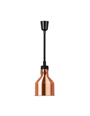 Lampe chauffante rétractable Buffalo finition cuivre