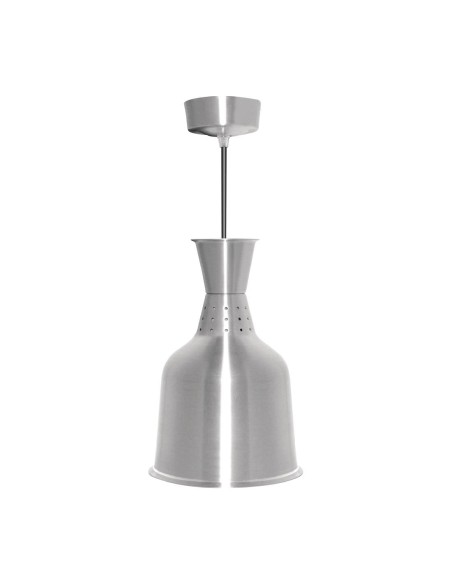 Lampe chauffante Buffalo métal brossé 250W