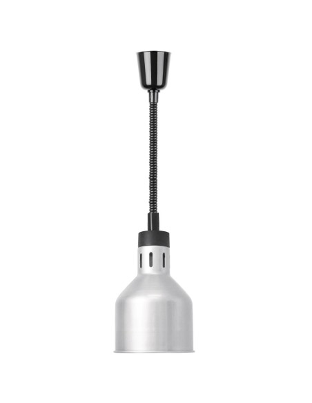 Lampe chauffante rétractable Buffalo métal brossé 250W