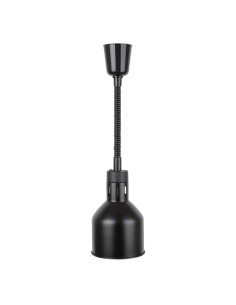 Lampe chauffante rétractable Buffalo noir mat 250W