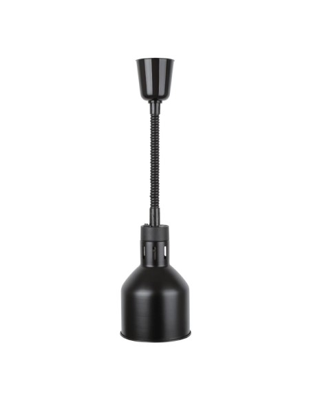 Lampe chauffante rétractable Buffalo noir mat 250W