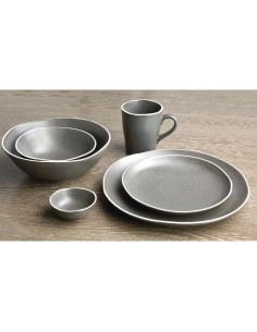 Saladiers Chia Olympia gris 210mm - lot de 6 2