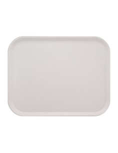 Plateau de service polyester Roltex 460x360 mm gris moucheté