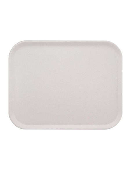 Plateau de service polyester Roltex 460x360 mm gris moucheté