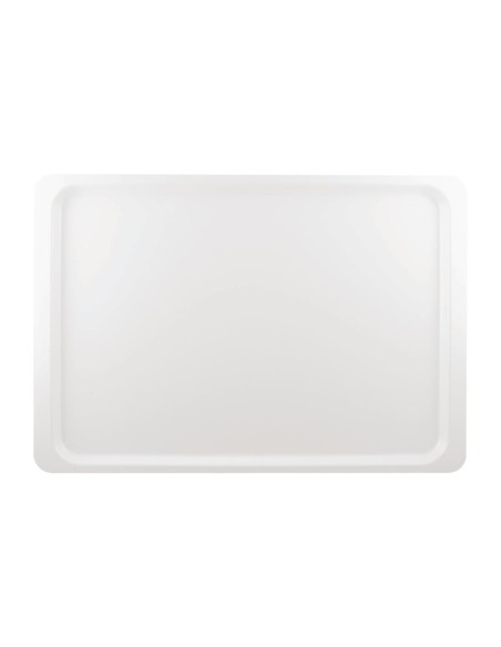 Plateau de service polyester blanc Roltex 530x370 mm