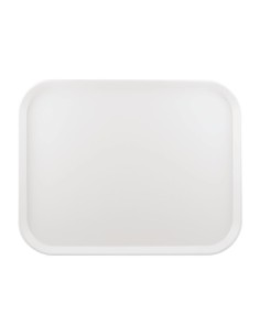 Plateau de service polyester blanc 460x360 mm - Roltex