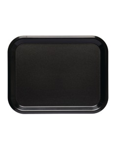 Plateau Roltex Nordic noir 430x330 mm - ergonomique et léger
