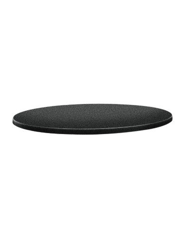 Plateau rond Topalit Classic Line 70 cm anthracite - robuste et résistant