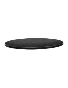 Plateau rond Topalit Classic Line 80 cm anthracite - robuste et résistant