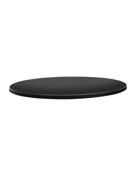 Plateau rond Topalit Classic Line 80 cm anthracite - robuste et résistant