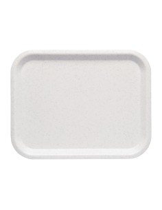 Plateau Roltex Nordic 360x280 mm blanc - ABS ergonomique