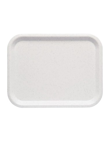Plateau Roltex Nordic 360x280 mm blanc - ABS ergonomique