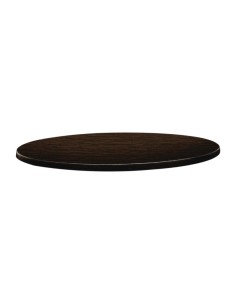 Plateau rond Topalit Classic Line 70 cm wengé - robuste et résistant