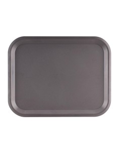 Plateau Roltex Nordic 360x280mm gris foncé - léger et ergonomique