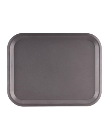 Plateau Roltex Nordic 360x280mm gris foncé - léger et ergonomique
