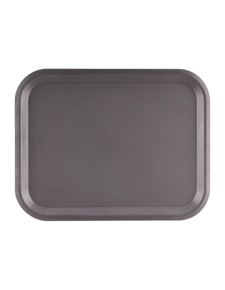 Plateau Roltex Nordic 360x280mm gris foncé - léger et ergonomique