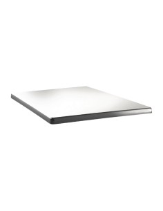 Plateau de table carré Topalit Classic Line 70x70 cm blanc