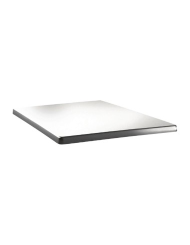 Plateau de table carré Topalit Classic Line 70x70 cm blanc