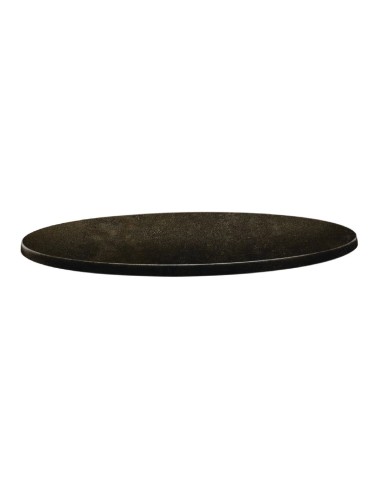 Plateau rond Topalit Classic Line 70 cm cyprus métal
