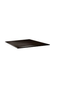 Plateau carré Topalit Smartline 70x70 cm wengé - extérieur