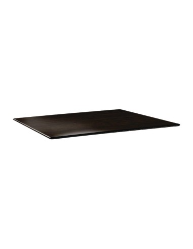 Plateau Topalit Smartline 120x80 cm wengé - extérieur