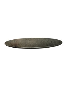 Plateau rond Topalit Smartline 80 cm béton - extérieur