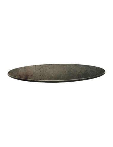 Plateau rond Topalit Smartline 80 cm béton - extérieur