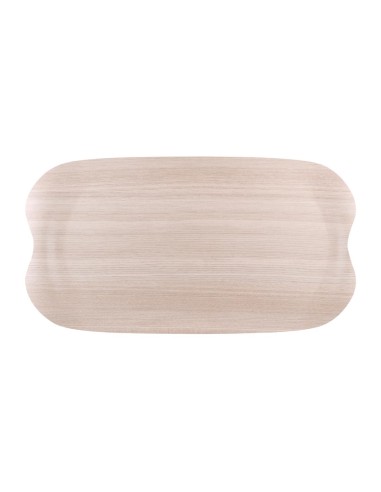 Plateau de service Roltex Wave 43x23 cm bois clair
