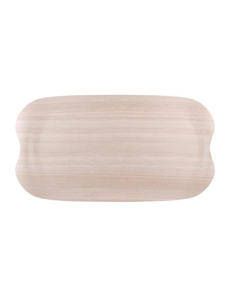 Plateau de service Roltex Wave 43x23 cm bois clair