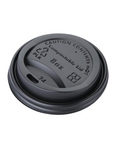 Couvercles compostables CPLA 225 ml - Fiesta (1000 pcs)