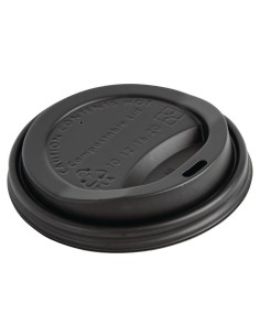 Couvercles CPLA compostables 340 ml - Lot de 1000