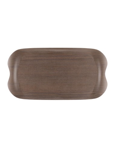 Plateau de service Roltex Wave 43x23 cm palissandre veiné